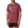 EMPORIO ARMANI T-Shirt Girocollo da Uomo con Logo audace, Marrone, M