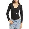 Karl Lagerfeld Jeans Donne Long Sleeve Body Black L