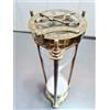 Clessidra timer sabbia ottone con bussola meridiana stile antico decorazione ...