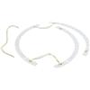 Smarbettiy Striscia luminosa a LED progettata per adattarsi a ventilatori da 38 cm con selezione della temperatura tricolore e montaggio magnetico (striscia luminosa)