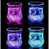 ITODA 4pcs Flash Light Up Tazze Bicchieri LED Automatico Acqua Liquido Attivato Led Bicchieri Da Vino Festa Luminoso Tazza Da Vino Luminoso Bicchieri Da Vino Discoteca Night Clubbing Bar Whisky Tazza