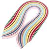 SIXRUN Strisce di Carta per Quilling, 720 Pezzi 36 Colori 540 Mm di Lunghezza 3 Mm 5 7 10 di Larghezza, con Forniture Artistiche per Ornamenti di Pittura Decorativa Fai da Te (Carta)