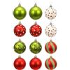 Sharplace 12 pezzi di palline di Natale ornamenti pendenti novità palline di Natale decorazioni appese per feste di Halloween forniture hotel, Style a
