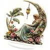 Kuntesetty Figura di Fata, Scultura di Angelo in Acrilico per La Decorazione di Uffici E Scaffali