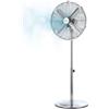 Cecotec Ventola a pedale EnergySilence 620 Retrostyle 50 W, finitura cromata, diametro 16 con 4 pale, 3 velocità, oscillazione, altezza regolabile, massima sicurezza