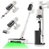 roborock H60 Hub Aspirapolvere Senza Fili con Base di Auto-Svuotamento, Autonomia 60 min, Scopa Elettrica da 115 AW per Peli di Animali Domestici, Spazzola Anti-Groviglio, LED Verde