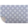 murando - Tappeto in Vinile 180x120 cm - Tappetino per Cucina PVC Lavabile Moderno - Tappeti da Esterno - Passatoia Vinile Impermeabile Elastico Soprammobili Moderni - Mediterraneo Blu f-C-0039-bi-b