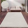 Paco Home Tappeto Cucina Da Esterno Salotto Moderno Balcone Terrazo Motivo Scandinavo Motivo Boho Monocolore, Dimensione:200x290 cm, Colore:Crema 5