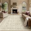 HUGEAR Vintage Tappeto Salotto 200x300cm Beige Antiscivolo Lavabile In Lavatrice Camera Da Pranzo Sedia Ufficio Tappeti Grandi Rug Esterno Pelo Corto Carpet