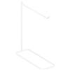 predolo Espositore per Gioielli Multifunzionale, Elegante espositore in Ferro per Gioielli, Organizer per collane, Braccialetti e ciondoli, Bianco