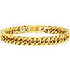 FaithHeart 8mm Bracciale Uomo Argento a Catena Cubana Classica Catena Densa Antiruggine e Antiallergico Levigato a Mano Lunghezza 19/21/23 cm