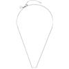 Purelei Collana laterale Cross - impermeabile e regolabile | catena in acciaio inox con ciondolo a croce laterale | placcato oro 14 K/18 carati | simbolo moderno di forza e equilibrio