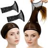 Apojgitn 4 retine per capelli antiscivolo, per capelli lunghi, in nylon, per parrucche, colore nero