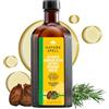 Nature Spell Olio di Ricino Nero Giamaicano e Olio di Rosmarino per Capelli, Olio già Diluito per Cuoio Capelluto, Rinforza le Radici, Leviga le Lunghezze, per Tutti i Tipi di Capelli, Vegano, 150 ml