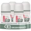 Borotalco, Deodorante Uomo Roll-On Invisibile, con Talco Protettivo, Anti-Macchie, Senza Alcool, Profumo Muschiato, 72h efficacia - 4 Pezzi da 50 ml - Esclusiva Amazon