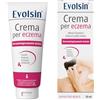 Evolsin, crema per eczema e neurodermite, lozione, unguento per pelle irritata, secca e pruriginosa, guarisce la pelle e allevia il prurito, azione brevettata, senza cortisoni