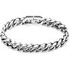 flintronic Bracciale Uomo a Catena Grossa Robusta, Bracciale Donna Uomo, Braccialetto Catena in Acciaio Inox, 10 * 21 cm, Regalo Perfetto