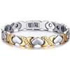 JFUME Bracciale magnetico per le donne Cuore 18k placcatura oro Gioielli donne bracciali con link rimuovere strumento 20cm regolabile