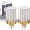MAILIHAO 2 Pezzi Lampadina LED E27 30W,Bianca Calda 3000K(Equivalenti a 250W Lampada Alogena) 3500LM Alta luminosità e Risparmio Energetico Non Dimmerabile