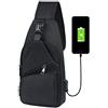flintronic Zaino Monospalla Sling Bag, Borsa a Spalla Uomo, Borsello Tracolla, includere 1 Cavo USB