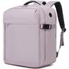 KONO Zaino 40x30x20 Ryanair Bagaglio a Mano 24L, Zaino da Viaggio Aereo Multitasche Compatto Leggero Impermeabile con Scomparto Laptop 15.6 Pollici per Uomo Donna Viaggi Weekend (Viola, 40x30x20cm)