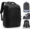 kibachev Zaino Ryanair 40x30x20 Sottovuoto Con Pompa Nero Zaino da Viaggio Aereo Bagaglio a Mano Con Sottovuoto Incorporato Wizzair Grande Zaini Ryanair 40x20x25 Donna Uomo