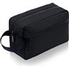 Aucuu Borsa da Toilette Grande per Uomo e Donna, Beauty Case da Viaggio Resistanti all'Acqua, Trousse per Barba e Doppio Kit