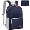 Aucuu Zaino Ultraleggeri Pieghevole, 17L Zaino Trekking Pieghevole Impermeabile, per Donna e Uomo, Trekking, Hiking, Escursione, Viaggio