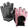 WEOKDFHA Guanti Da Palestra Guanti estivi Fitness Traspirante Protezione solare Ciclismo Mezze dita Palestra Antiscivolo Uomo Donna Escursionismo Sollevamento pesi(Grey,M)