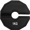 Vjsujehgy Dischi Frazionari per Manubri da Palestra - Dischi Frazionari in Gomma per Pesi Frazionari per Manubri da Palestra da 1 kg