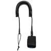 FewNvWa Paddleboard Leash Guinzaglio Tavola Doppio Snodo Acciaio Resistente Polsino Comodo Elastico Chiusura Stabile con Tasca Chiave Adatto per Sport Acquatici Surf Paddle Escursioni Marine, Nero
