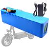 GJCKOPIUFA Batteria Per E-Bike, Batteria Al Litio Sostituibile Da 48V 30Ah, Pacco Batteria Ricaricabile Agli Ioni Di Litio 13S3P Con Protezione BMS E Caricabatterie T+DC