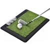 APGLSXY Tappetino da golf completo da allenamento con base da 30 x 40 cm e 4 tappetini realistici per allenamento a casa tappetino effetto golf