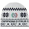SSC NAPOLI Cappello Natale, Idea Regalo per Tifosi del Napoli, Cappellino Natalizio Invernale per Bambini e Adulti