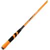 Nexbrill Canna da pesca telescopica leggera in fibra di carbonio per un uso lungo e resistente, capacità di carico fino a 1500 g (2,1 m, giallo)