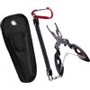 APGLSXY Pinze Attrezzatura da Pesca Treccia Linea Cutter Linea Multifunzionale con Cordino A Spirale Rimozione Gancio All'aperto