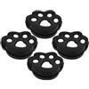 HAPINARY Smorzatori di Vibrazioni Accessori Tennis per Racchetta da Tennis in Silicone 4 Pezzi Nero per Assorbimento Urti e Aumento Precisione Durante Gioco
