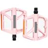 FDBTYJN Pedali Universali Per Bicicletta Pedale for Bici Piatto Con Doppia Boccola DU for Bicicletta Da Strada, Filettatura 9/16(Pink)
