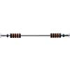 Gralara Barra Trazioni Porta Barra Esercizio Casa Barra Allenamento Regolabile Barra Telescopica Acciaio Inox Adatta per Stretching Muscolare Porta