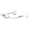 Springwillfly Kit di esche in metallo per pesca in mare, acqua salata d'acqua dolce, spigola, pesce nero e pesci predatori, 8 g, 10 g, 15 g, peso (15 g, argento)
