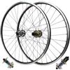 LPYDWZ Ruote Bici V Brake 26/27,5/29 Pollici, Ruote Anteriori MTB Lega di Alluminio Posteriori Cerchio Freno a Disco 32 Fori a Sgancio Rapido for 7-12 velocità 2150g(Rear Wheel,29 inch)