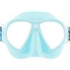 Cressi dal 1946 - Force Mask - Maschera Lenti in Policarbonato e Facciale Morbido TPR per Snorkeling, Nuoto in Superficie Vacanze al Mare - Ice Cyan_Cinghiolo Elastico Blu Corallo - Taglia Unica