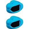 Generic Contenitore per canna da pesca | Confezione da 2 supporti portatili a sgancio rapido | 4,5 x 3 cm antiscivolo | Organizzatore per pesca surf | Per auto, barca, kayak, spiaggia, banchina, riva, garage