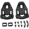 EfforPrac Tacchetti compatibili per Time per xpresso e per xpro LClic pedali per bici da strada, struttura in plastica robusta con angolo di rilascio di 15 gradi e spessori per ciclisti, nero (A)