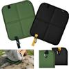 HOTUT Tappetino Pieghevole Outdoor, Cuscino del Sedile in Tessuto Oxford Impermeabile, Cuscini da Seduta Pieghevoli da Esterno in Tessuto Oxford, Escursioni, Picnic, Campeggio, 36 x 32 cm, Nero, Verde