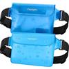 Spigen A620 Aqua Shield IPX8 Borsa impermeabile Marsupio con cinturino Sport Pouch con vita Regolabile 2 pezzi - Mare Blu