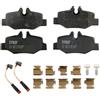 TRW GDB1601 Pastiglie Freno Set di 4 para Mercedes-Benz Vito Fourgonato (W639) 2003 - Assale Posteriore e Altri Veicoli