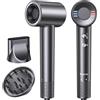 Bopcal Phon Capelli Professional con Ionico, Asciugacapelli da Viaggio 100-240V, 170.000 giri/min High-Speed Asciugacapelli con 500 Milioni di Ionico Negativi, Anti-Crespo, come Regalo ZCY891-M