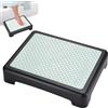 GANILITY Sgabello di Supporto Mezzo Gradino, Sgabello Half Step per Anziani Aiuto, Impilabile Mezzo Gradino Antiscivolo Portatile, Portata Massima 200 kg, per Esterno, Scale, Auto, Nero Luminescente