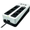 Eaton UPS 3S 450 DIN - Off-Line UPS - Gruppo di continuità (UPS) - 450VA (6 prese DIN, Limitatore di Sovratensione, Silenziatore) - Interfaccia USB (cavo incluso) - 3450D - Nero e Bianco